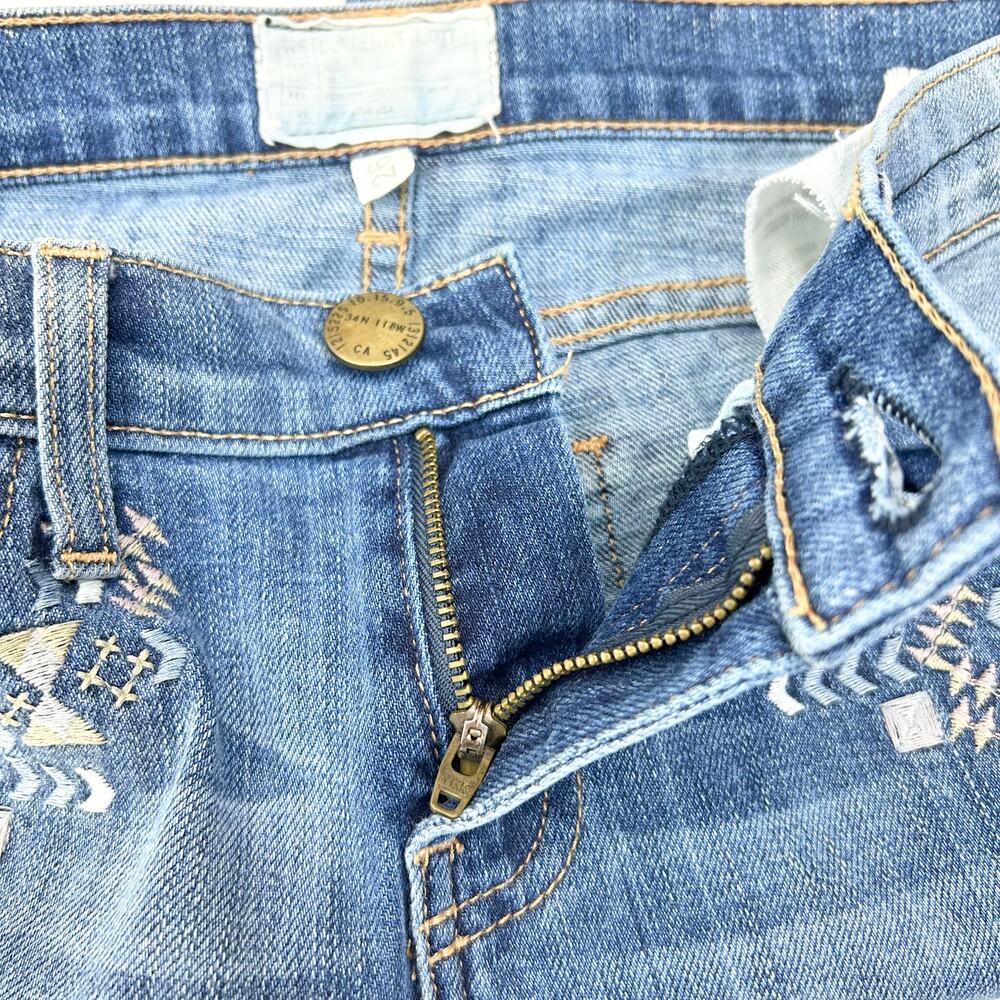 Current Elliot Jean Embroidered The Rolled Skinny Size 26 - Picture 5 of 7